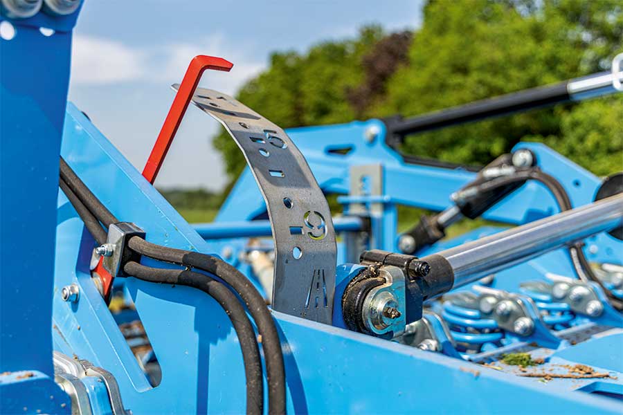 Arbeitstiefe der Rubin 10 MR-TF von LEMKEN Arbeitstiefe der Rubin 10 MR-TF von LEMKEN